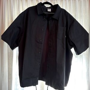 Nike Men’s Short Sleeve Button Down NWOT - Black XXL
